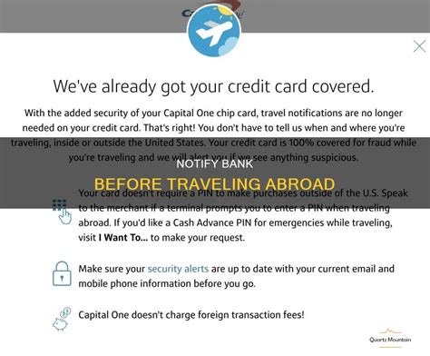 barclaycard notify travel abroad.